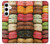 S0080 macarons Etui Coque Housse pour Samsung Galaxy S24 Plus