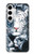 S0265 Tigre blanc Etui Coque Housse pour Samsung Galaxy S24 Plus