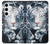 S0265 Tigre blanc Etui Coque Housse pour Samsung Galaxy S24 Plus