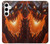S0414 Dragon de feu Etui Coque Housse pour Samsung Galaxy S24 Plus
