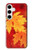 S0479 feuille d'érable Etui Coque Housse pour Samsung Galaxy S24 Plus