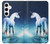 S1130 licorne Cheval Etui Coque Housse pour Samsung Galaxy S24 Plus