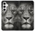 S1352 Lion Visage Etui Coque Housse pour Samsung Galaxy S24 Plus