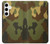 S1602 Camo Camouflage Imprimé graphique Etui Coque Housse pour Samsung Galaxy S24 Plus