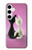 S1832 Chat d'amour Etui Coque Housse pour Samsung Galaxy S24 Plus