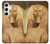 S1973 Sphinx égyptien Etui Coque Housse pour Samsung Galaxy S24 Plus