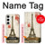 S2108 Tour Eiffel de Paris Carte postale Etui Coque Housse pour Samsung Galaxy S24 Plus