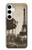 S2174 Tour Eiffel Paris Millésime Etui Coque Housse pour Samsung Galaxy S24 Plus