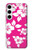 S2246 Motif rose Hawai Hibiscus Etui Coque Housse pour Samsung Galaxy S24 Plus