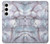 S2316 Bleu foncé Marbre Texture graphique Imprimer Etui Coque Housse pour Samsung Galaxy S24 Plus