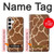 S2326 girafe Peau Etui Coque Housse pour Samsung Galaxy S24 Plus