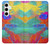 S2942 Peinture Coup de pinceau Etui Coque Housse pour Samsung Galaxy S24 Plus