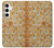 S2987 Crème Biscuits Cracker Etui Coque Housse pour Samsung Galaxy S24 Plus