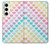 S3499 Motif coloré coeur Etui Coque Housse pour Samsung Galaxy S24 Plus