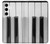 S3524 Clavier de piano Etui Coque Housse pour Samsung Galaxy S24 Plus