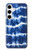 S3671 Tie Dye bleu Etui Coque Housse pour Samsung Galaxy S24 Plus