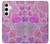 S3710 Coeur d'amour rose Etui Coque Housse pour Samsung Galaxy S24 Plus