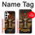 S3874 Symbole Ohm du visage de Bouddha Etui Coque Housse pour Samsung Galaxy S24 Plus