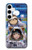 S3915 Costume d'astronaute paresseux pour bébé fille raton laveur Etui Coque Housse pour Samsung Galaxy S24 Plus