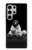 S0878 Ours noir Etui Coque Housse pour Samsung Galaxy S24 Ultra