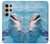 S1291 Les Dauphins en Mer Etui Coque Housse pour Samsung Galaxy S24 Ultra