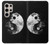 S1372 Lune Yin-Yang Etui Coque Housse pour Samsung Galaxy S24 Ultra