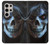 S2585 Mal mort Crâne Pentacle Etui Coque Housse pour Samsung Galaxy S24 Ultra