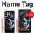 S2585 Mal mort Crâne Pentacle Etui Coque Housse pour Samsung Galaxy S24 Ultra