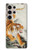 S2751 Tigre Peinture Pinceau chinois Etui Coque Housse pour Samsung Galaxy S24 Ultra