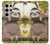 S3138 Peinture mignon bébé Sloth Etui Coque Housse pour Samsung Galaxy S24 Ultra