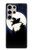 S3289 Cochon Volant Pleine Lune Nuit Etui Coque Housse pour Samsung Galaxy S24 Ultra