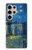 S3336 Van Gogh Nuit étoilée sur le Rhône Etui Coque Housse pour Samsung Galaxy S24 Ultra