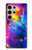 S3371 Ciel de nébuleuse Etui Coque Housse pour Samsung Galaxy S24 Ultra