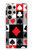 S3463 Costume Poker Carte Etui Coque Housse pour Samsung Galaxy S24 Ultra
