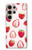 S3481 fraise Etui Coque Housse pour Samsung Galaxy S24 Ultra