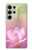 S3511 Fleur de lotus Bouddhisme Etui Coque Housse pour Samsung Galaxy S24 Ultra