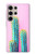 S3673 Cactus Etui Coque Housse pour Samsung Galaxy S24 Ultra