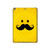 S1145 Soleil jaune Mustache Etui Coque Housse pour iPad 10.2 (2021,2020,2019), iPad 9 8 7