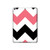 S1849 Rose Noir Chevron Zigzag Etui Coque Housse pour iPad 10.2 (2021,2020,2019), iPad 9 8 7