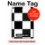 S2492 Noir et blanc Damier Etui Coque Housse pour iPad 10.2 (2021,2020,2019), iPad 9 8 7