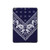 S3357 Marine Bleu Bandana Motif Etui Coque Housse pour iPad 10.2 (2021,2020,2019), iPad 9 8 7