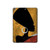 S3453 Africaine Reine Néfertiti Silhouette Etui Coque Housse pour iPad 10.2 (2021,2020,2019), iPad 9 8 7