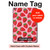 S3719 Modèle de fraise Etui Coque Housse pour iPad 10.2 (2021,2020,2019), iPad 9 8 7