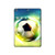 S3844 Ballon de football de football rougeoyant Etui Coque Housse pour iPad 10.2 (2021,2020,2019), iPad 9 8 7