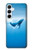 S0843 Baleine bleue Etui Coque Housse pour Samsung Galaxy A55 5G