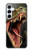 S0923 Dinosaur T-Rex Etui Coque Housse pour Samsung Galaxy A55 5G