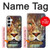 S1354 Lion Etui Coque Housse pour Samsung Galaxy A55 5G
