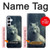 S1516 Loup blanc Etui Coque Housse pour Samsung Galaxy A55 5G