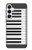 S2082 Un Octave Piano Etui Coque Housse pour Samsung Galaxy A55 5G