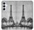 S2350 Vieille Tour Eiffel Paris Etui Coque Housse pour Samsung Galaxy A55 5G